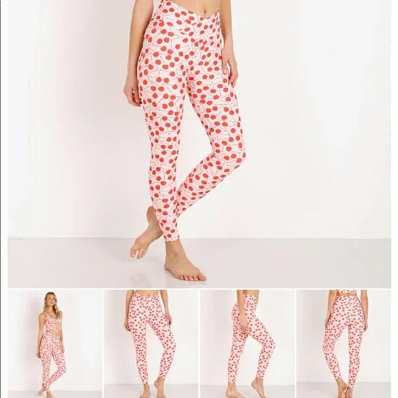 Beach riot dotty cherry leggings - Picture 1 of 4
